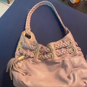 Michael Kors genuine leather bucket bag